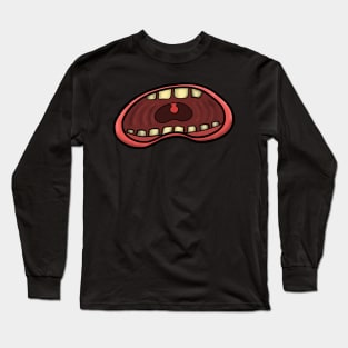 Grrrrrgugh Funny Face Long Sleeve T-Shirt